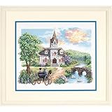 Dimensions Needlecrafts Stamped Cross Stitch, Country Church
