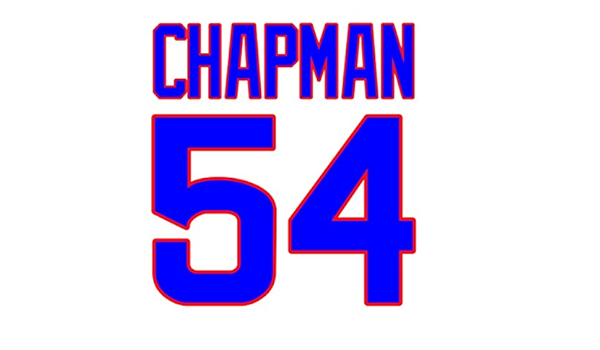 cubs jersey chapman