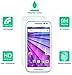 Dmax Armor Tempered Glass Round Edge Clear Screen Protector for Moto G (3rd Gen) - Retail Packaging