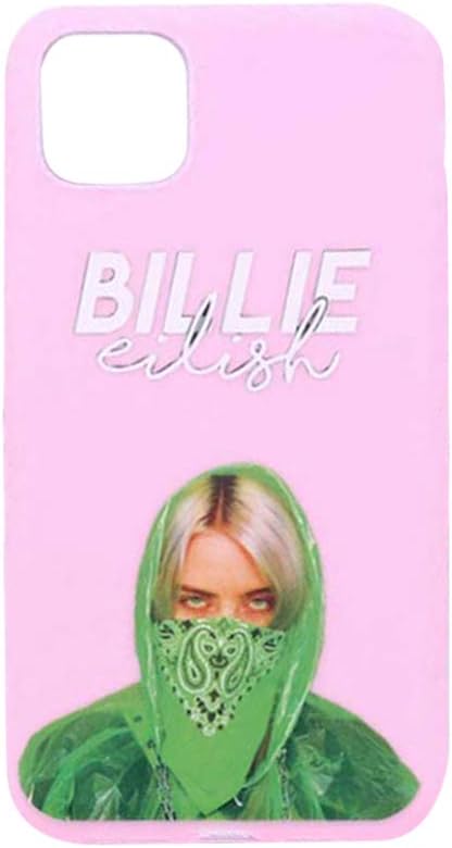 Fuguan Protective Case Cover for iPhone 11, Billie Eilish Printing, Shockproof TPU Rubber(H08)
