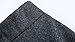 Vocni Women Flared A-Line Winter Wool Blend Midi Long Skirt ,Dark Grey ,Medium-Tag L