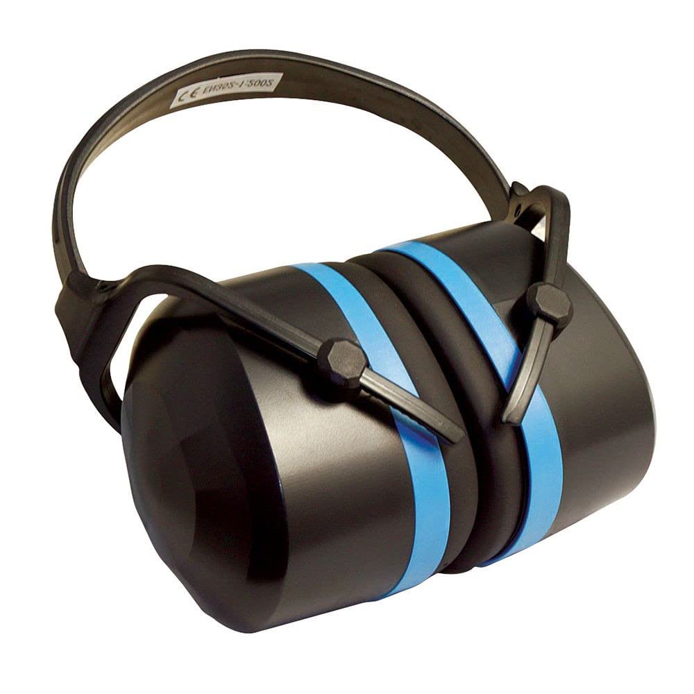 Silverline 868768 Premium Folding Ear Defenders SNR 33dB H=34dB M=31dB L=24dB