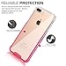 BAISRKE Clear Case for iPhone 7 Plus, Slim Shock Absorption Protective Case Soft TPU Bumper & Hard Plastic Back Cover Phone Cases for iPhone 7 Plus / 8 Plus 5.5 inch - Pink