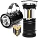 PACEARTH COB LED Camping Lantern Handheld Flashlight 2 in 1 Magnetic Base Removable Handle Spotlight Brighter 3 AA Batteries Emergencies Hurricane Power Outage 2-Pack primary