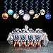 Solar System Hanging Swirl Decorations,Planets/Outer Space Party Supplies Decor Party Stremers Kids Birthday Decorations Ceiling Ornaments(30 PCS)