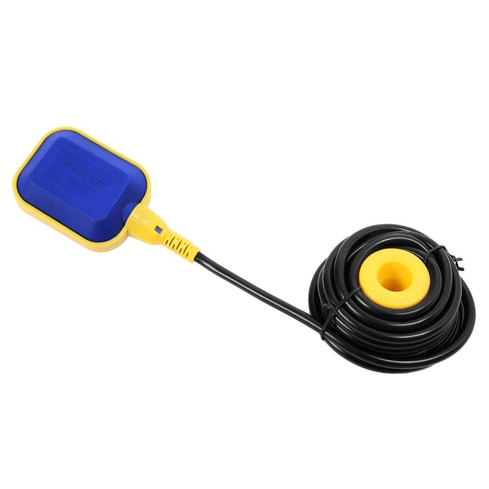 Float Switch with Cables 10m, Float Switch 250V 15A Automatic Control Water Level Regulator for Tank Pump for Pool, Water Tank, Sump Pump