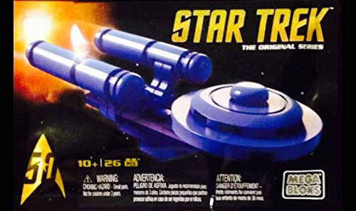 SDCC 2016 Mattel Exclusive Star Trek 50th Anniversary Mega Bloks Blue USS Enterprise