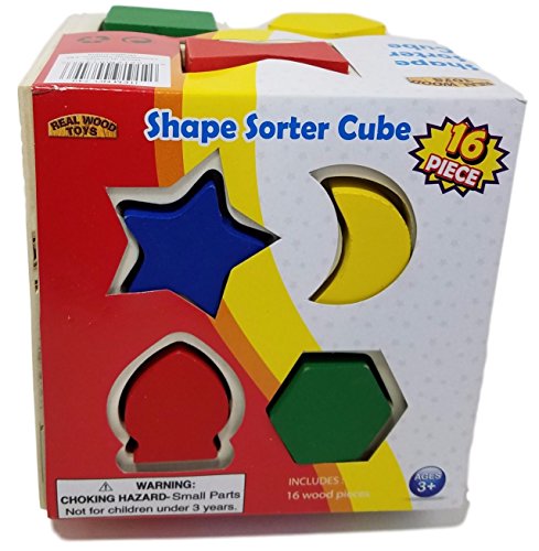Lil' FunTime 18 Piece Shape Sorting Cube Set