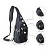 ZZSY Sling Backpack, Shoulder Chest Crossbody Bag Small Daypack for Outdoor Hiking Men & Women