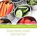 U-Konserve - Round Containers, Stainless Steel, Pack in Lunches, Picnics and Travel, Perfect for Nuts, Raisins, Hummus and Dips and More, Dishwasher Safe (Small, Magenta, Set of 2)
