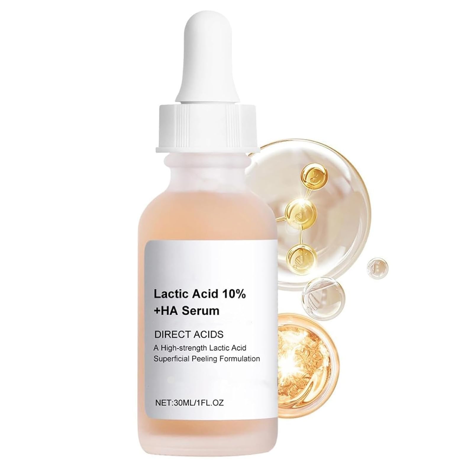 MrCuvaryas face serum for skin care, face serum with lactic acid 10%