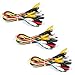 UCTRONICS Alligator Clip Test Leads - 30 Pieces, 20 Inches, Gator to Gator, 3 Packs, 5 Colors - Double Ended Jumper Wires for Arduino and Raspberry Pi Pico Projects
