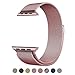Apple Watch Band,Teslasz? 38mm Mesh Replacement Strap Stainless Steel Milanese Loop Strap Magnetic Buckle Wrist Band for Apple iWatch All Models,Rose Gold