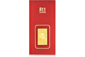 CHOW SANG SANG 999.9 24K Solid Gold Animal, Chinese Zodiac, Dragon Gold Fine Jewelry for Men and Women 90863D