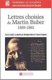 Lettres choisies de Martin Buber