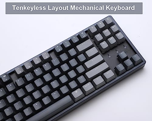 Keychron K8 Wireless Bluetooth/USB Wired Mechanical Keyboard, Hot-swappable Tenkeyless 87 Keys RGB LED Backlit Gateron Brown Switch N-Key Rollover, Aluminum Frame for Mac and Windows