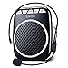 Zoweetek Portable Rechargeable Mini Voice Amplifier with Wired Microphone Headset and Waistband for Teachers, Tour Guides, Coacher, Singing, Training and Presentation (S308-Black)