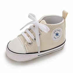 KKIIDDSS Unisex Baby Girls Boys Canvas High-top