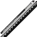 da Vinci Cosmetics Series 4354 Classic Eyebrow Brush, Angled Synthetic with Short Handle, Size 8, 10.6 Gram
