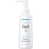 Curel Japanese Skin Care Makeup Cleansing Oil for Face, Oil-Based Makeup Remover for Dry, Sensitive Skin, Fragrance Free Facial Cleansing Oil, 5 Oz