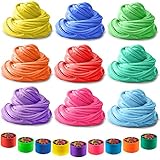 Squeeze Craft Puff Slime - 9 Pack Jumbo Fluffy Mud