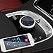 Wireless in Car Bluetooth FM Transmitter with Smart Car Locator, Handsfree Call, Car MP3 Player with Dual USB Charger Radio Adapter - Silver