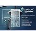 DreamLine Essence 44-48 inch W x 76 inch H Frameless Bypass Shower Door in Chrome