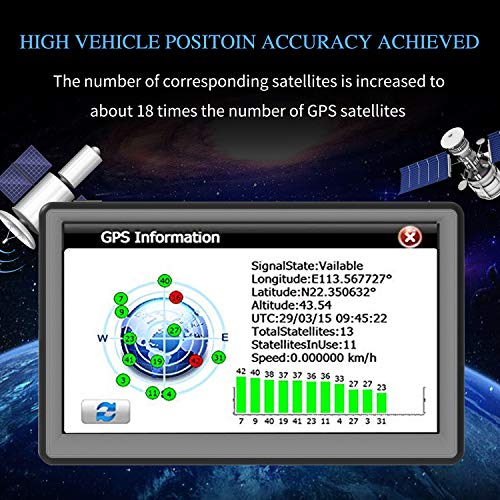 GPS Navigation for Car 7 Inch Vehicle GPS Navigation Portable Truck