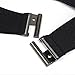 YYXR Womens Black Vintage Plus Elastic Stretchy Waist Cinch Trimmer Belt Size M