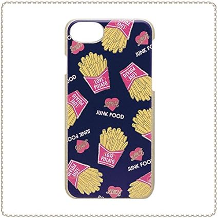 Amazon フラワーリング Flowering Scp5007 Nv ゴールドのキラキララメベースにアメリカンテイストなフードイラスト Iphoneケース フライドポテト ネイビー Iphone Se 5s 5用 ケース カバー 通販