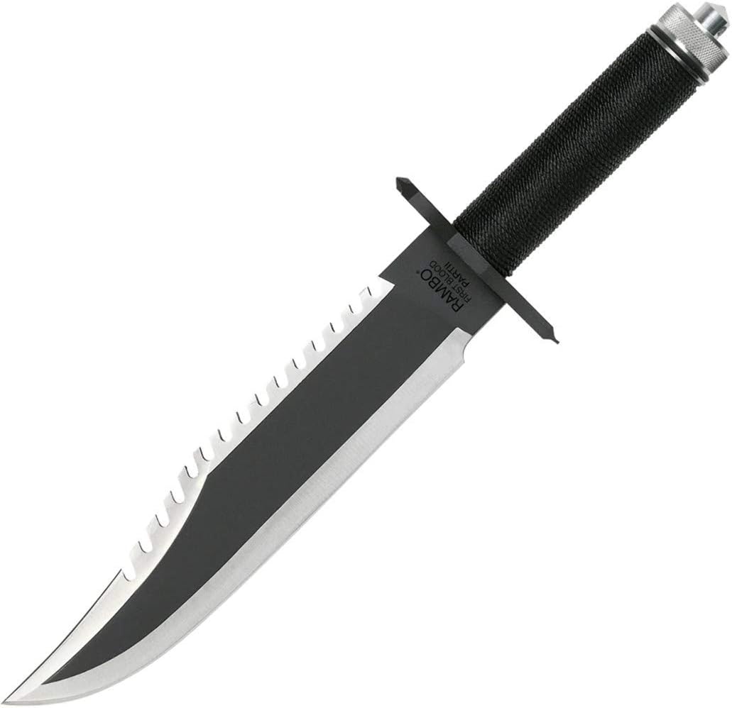Officially Licensed RAMBO II MC-RB2 Officially Licensed First Blood Part II Survival Knife 15.38-Inch Overall