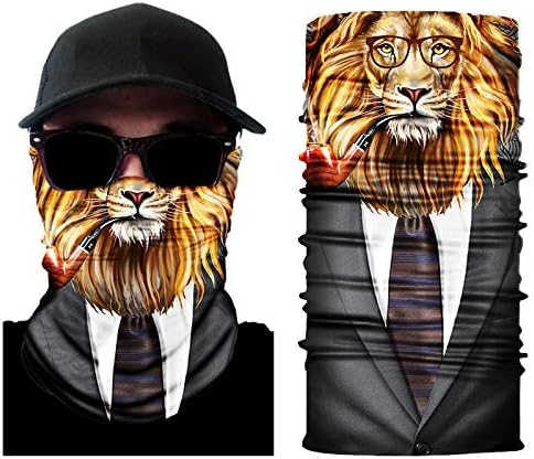 USChoice Outdoor Face Mask Face Shield for Men, Dust Face Mask Face Shield Sun Mask Neck Gaiter 3D Stretchable Magic Scarf Seamless Bandana Balaclava Headband for Women Cycling Fishing Hiking