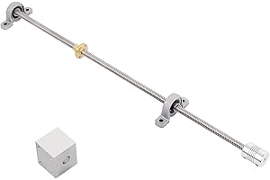 BUVVTPU 600mm / 23.62inch T8 Lead Screw Nut Set, 8mm Diameter Lead Screw+KP08 Pillow Bearing Block+Coupler for 3D Printer,CNC and DIY (600mm, Set)