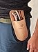 TABOR TOOLS H1 Leather Holster for Pruning Shears, Sturdy Craftsmanship Tool Belt Accessory Sheath, Fits Most Garden Scissors.thumb 3