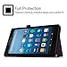 Fintie Folio Case for Amazon Fire HD 8 Tablet (7th/8th Generation, 2017/2018 Release) - Slim Fit Premium Vegan Leather Standing Protective Cover, Galaxy