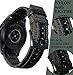 Olytop Compatible Galaxy Watch Active2 44mm 40mm Bands/Galaxy Watch 42mm Band & Vivoactive 3 Bands, 20mm Premium Nylon Sport Strap Wristbands for Garmin Vivoactive 3 /Ticwatch E Smartwatch - Black