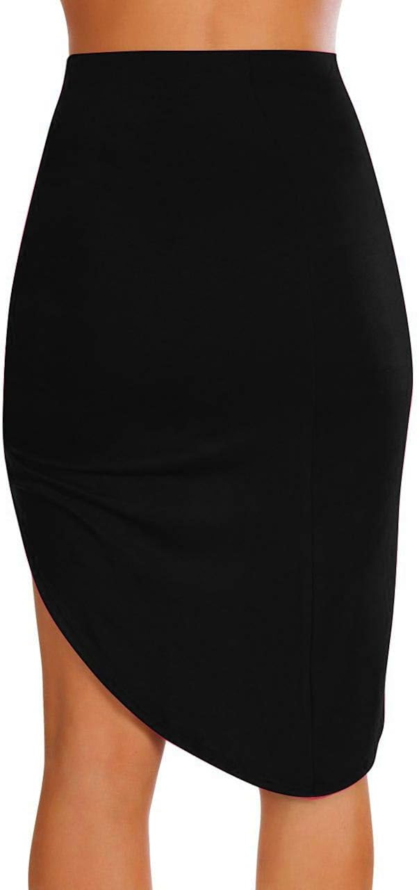 Sexy Mini Skirts for Women Bodycon High Waisted Boho High Low Pencil Summer Skirt. Beach,Office,Clubwear,Date Nightout: Clothing