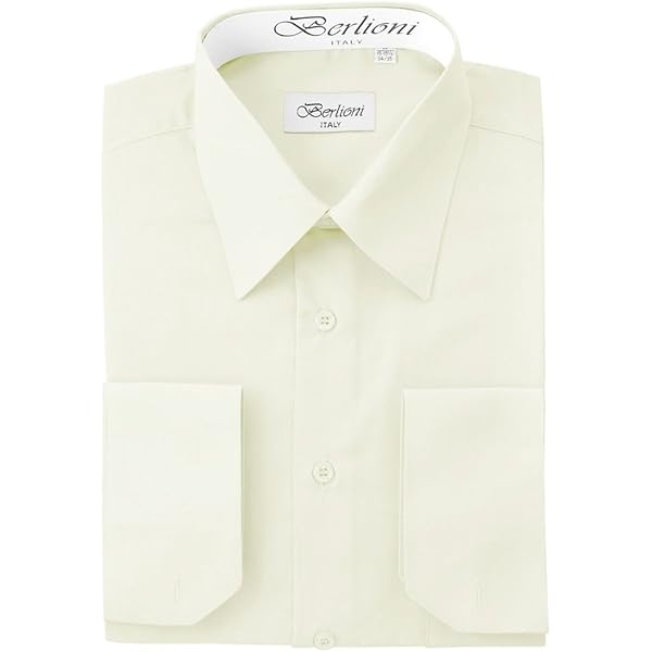 Men's Ivory Solid Dress Shirt at Amazon Men's Clothing store Men's Ivory Solid Dress Shirt at Amazon Men's Clothing store