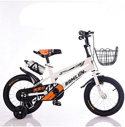 Sunnygirls Boy's Bikes and Girl's Bikes with training wheels Gifts for children (White, 14inch)