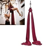 F.Life Aerial Silks For Aerial yoga Hommock Or Aerial Acrobatics (10 yards) with the Equipment,Guide