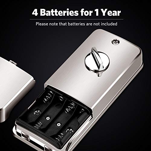 KING FORCE Keypad Deadbolt Lock, Keyless Entry Door Lock , Smart Locks