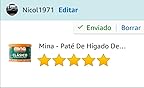 Mina - Paté De Hígado De Cerdo, 200 g : Amazon.es ...