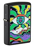 Zippo Black Light Eye Design Pocket Lighter