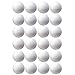 TOYMYTOY 24pcs Plastic Golf Balls Game Toy Balls Indoor Outdoor Practice Balls for Kids Children Golfer (White)