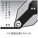 Pentel Twist Multi-Pen Energel, Needle Ballpoint Pen Ink + 0.5mm Pencil, Black/Red (BLW5-C)