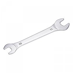 uxcell Thin Open End Wrench, 10mm x 11mm Metric