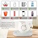 Coffee Mug Warmer, Coffee Warmer with Automatic Shut Off Beverage Warmers Cup Heater for Desk Coffee Warmer Keep Temperature Up to 131℉/ 55℃, Safely Use for Office/Home to Warm Coffee Tea Milk Candle