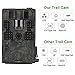 Kuool T3 Trail Camera with Night Vision Motion Activated 48pcs 850NM IR LEDs,1080P 16MP Wildlife Hunting Game Cam,3 Trigger Sensors 0.2s Trigger Speed 130°PIR Sensor Angle 2.0