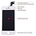 Screen Replacement for iPhone 5s White, Fully Pre-Assembled LCD Display and Touch Screen Digitizer Replacement for A1453, A1533, A1457, A1530 w/Repair Tools
