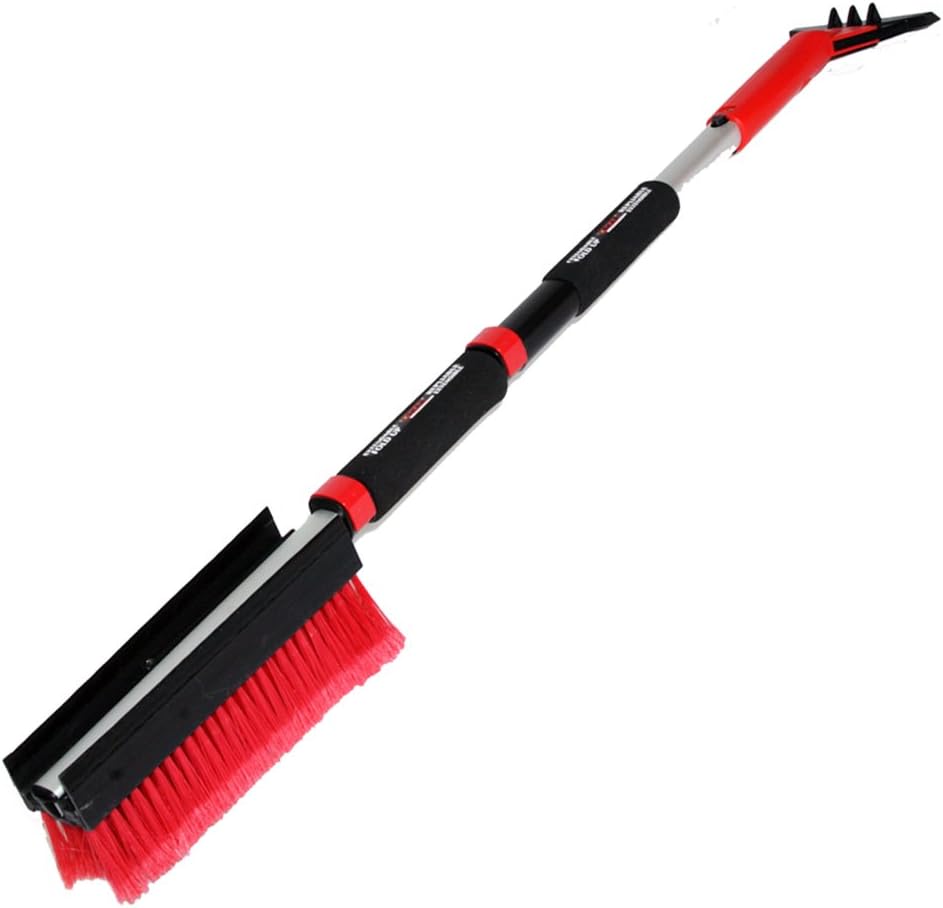 Oskar 41130 FoldUp Extendable Snow Brush, 44Inch, Snow Brushers